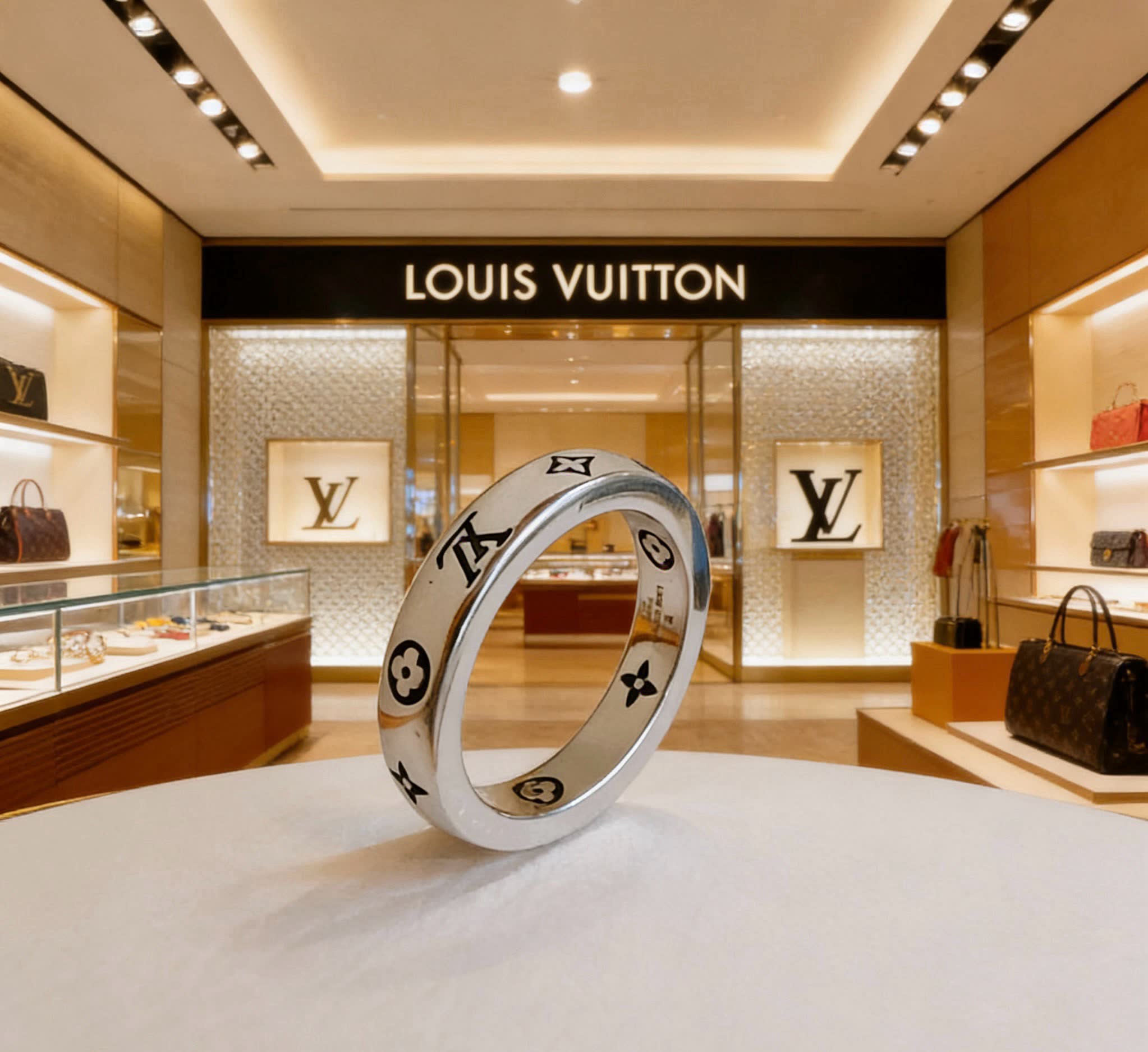 Louis Vuitton Silver Ring